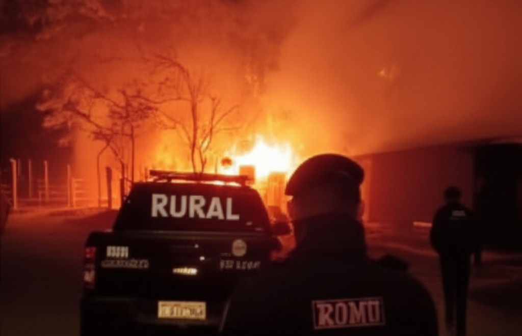 Homem é preso após incendiar casa da ex