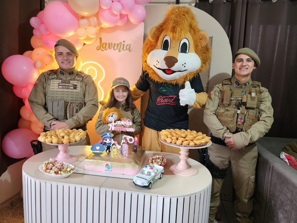Patrulha Rural foi tema de aniversário em Otacílio Costa