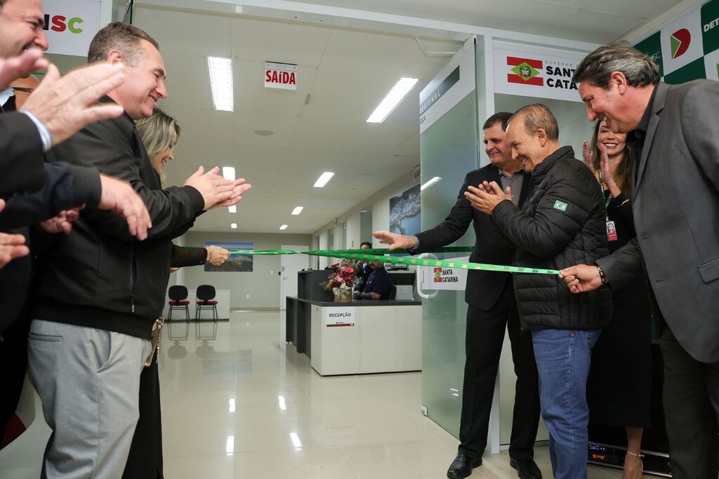 Governo do Estado inaugura Agência Regional do Detran em Palhoça com modelo de atendimento unificado