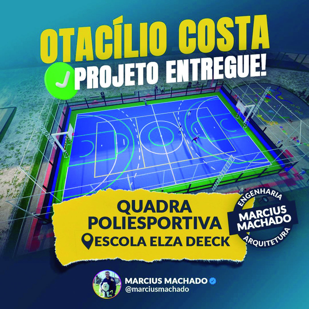 Escola Elza Deeke vai ganhar uma quadra poliesportiva