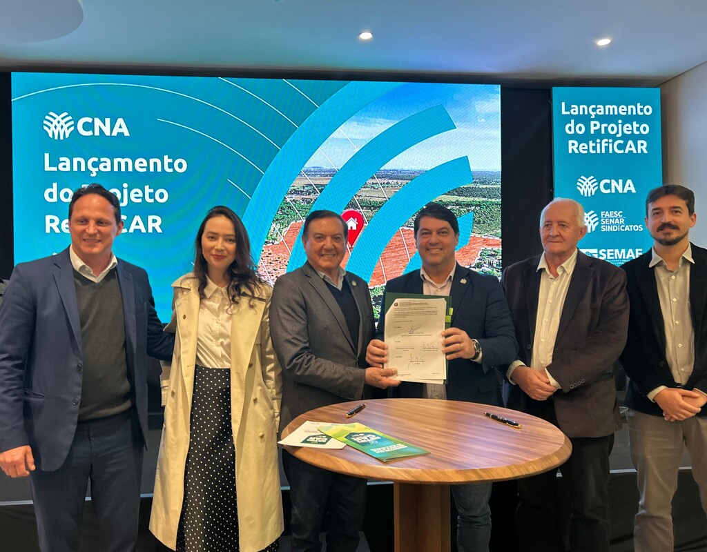 Santa Catarina lança projeto para apoiar produtores na retificação de Cadastros Ambientais Rurais