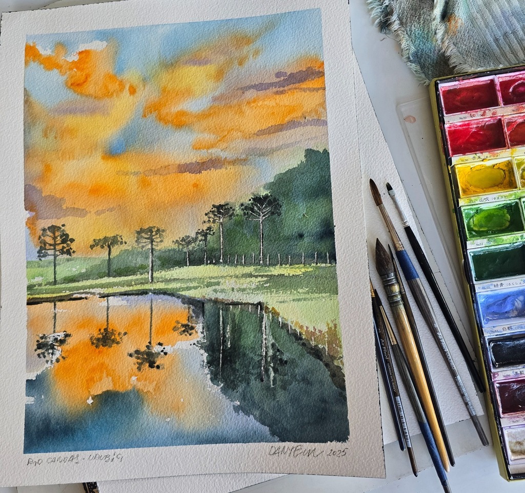 Villa Francioni apresenta em julho exposição de aquarelas de Dante Mendonça
