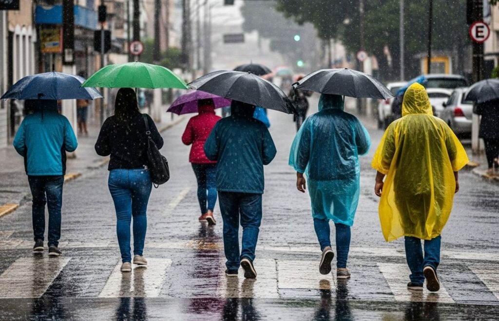 Chuva forte e nebulosidade marcam o fim de semana