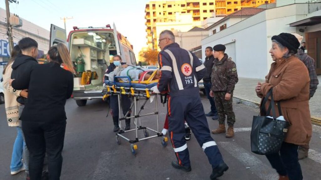 Adolescente atropelado em Alegrete está internado em Uruguaiana