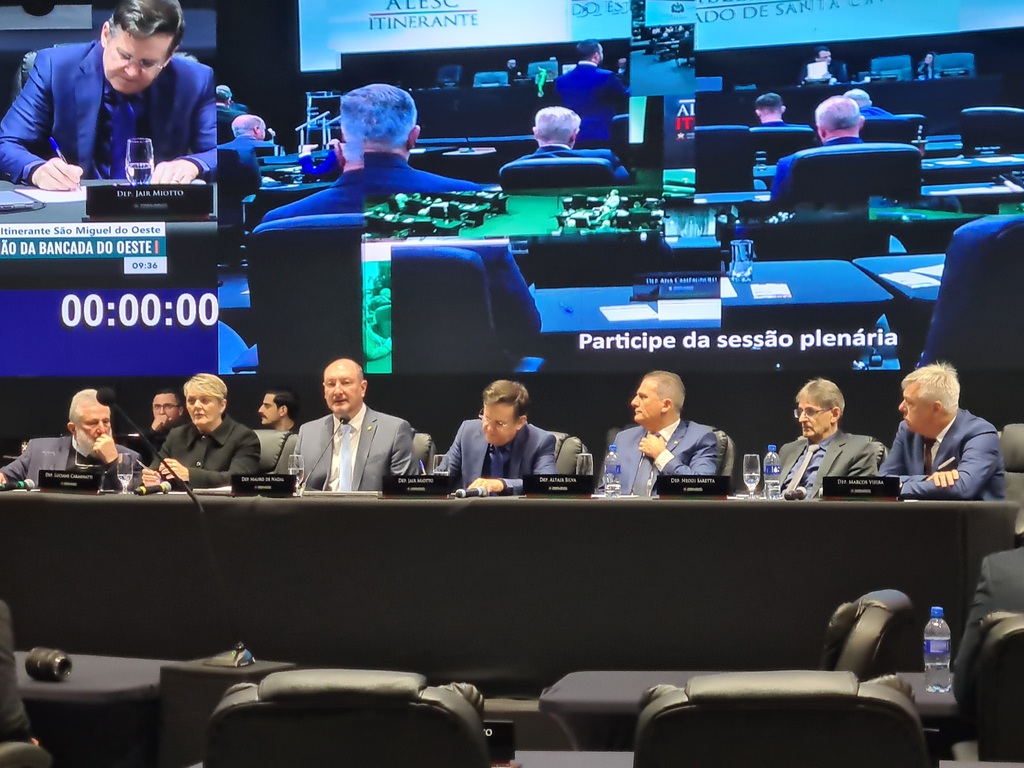 Bancada do Oeste aborda demandas regionais durante o Alesc Itinerante