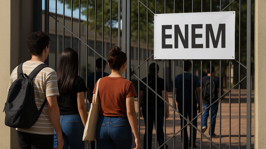 Imagem Gerada por IA - Pagamento da taxa do Enem 2025 é prorrogado até 27 de junho