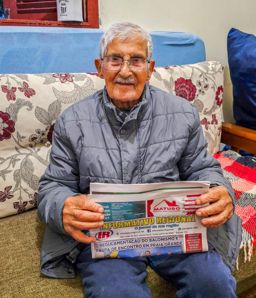 AGRICULTOR MAIS ANTIGO DO MUNICÍPIO DE SÃO JOÃO DOS SUL COMPLETOU 104 ANOS DE IDADE