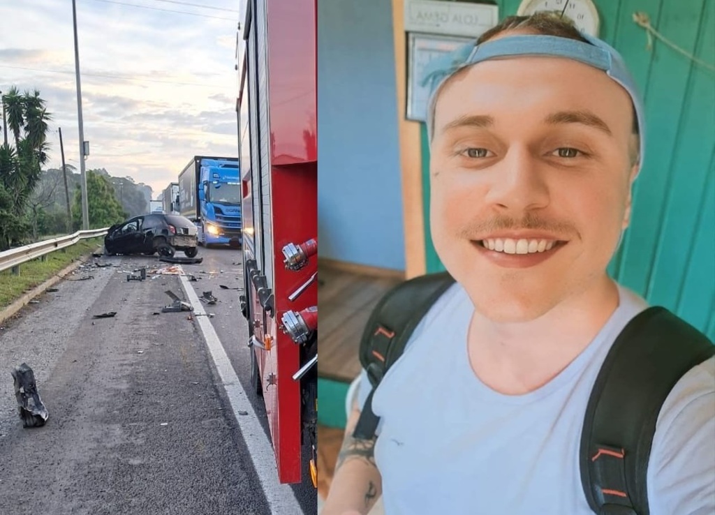 Jovem morre em acidente na BR-116, em Papanduva