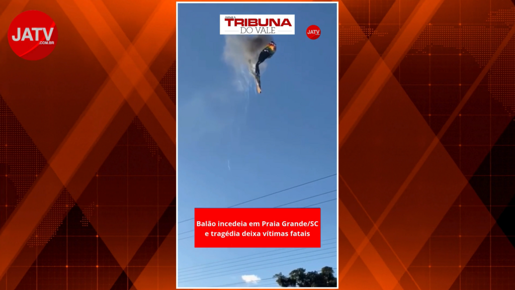Balão pega fogo durante voo e deixa quatro mortos em Praia Grande (SP)
