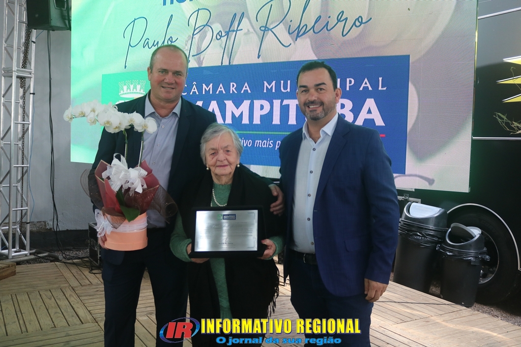 ABERTURA OFICIAL DA 15ª FESTA MUNICIPAL DA BANANA DE MAMPITUBA HOMENAGEIA O EX-VEREADOR PAULO BOFF RIBEIRO