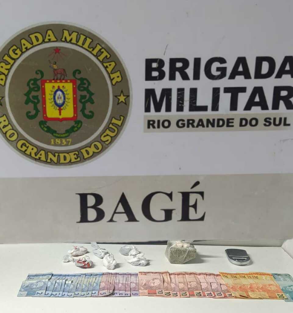 Traficante é preso com drogas, dinheiro e balança