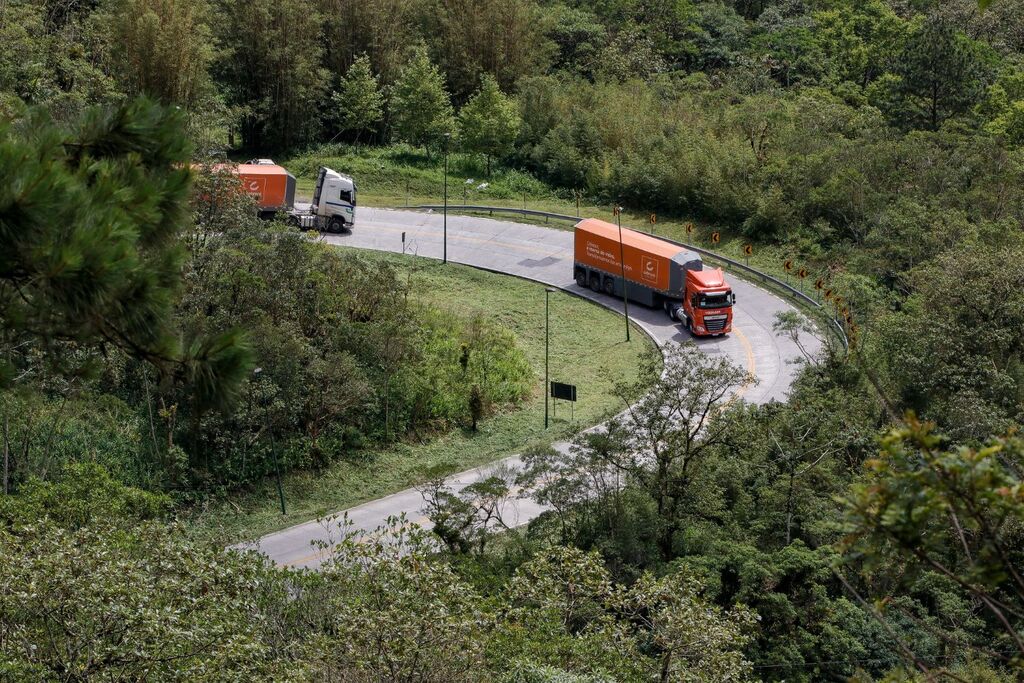 Estrada Boa: obras das áreas de escape na Serra Dona Francisca começam nesta segunda com sistema siga e pare