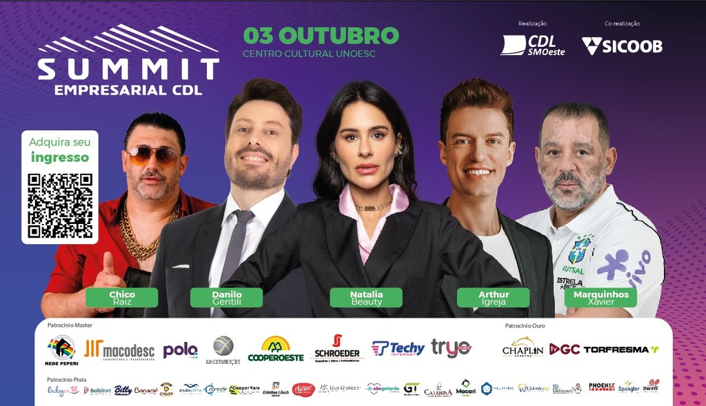 Summit Empresarial CDL 2025 é lançado oficialmente