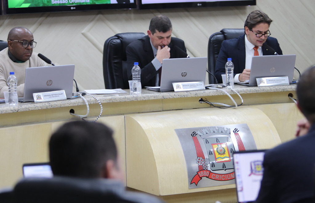 Resumo da 40ª Sessão Ordinária da 20ª Legislatura da Câmara de Criciúma