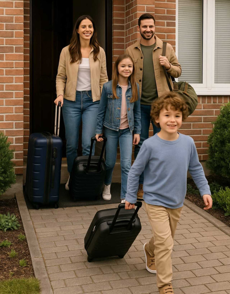 Mantenha sua casa segura durante viagens