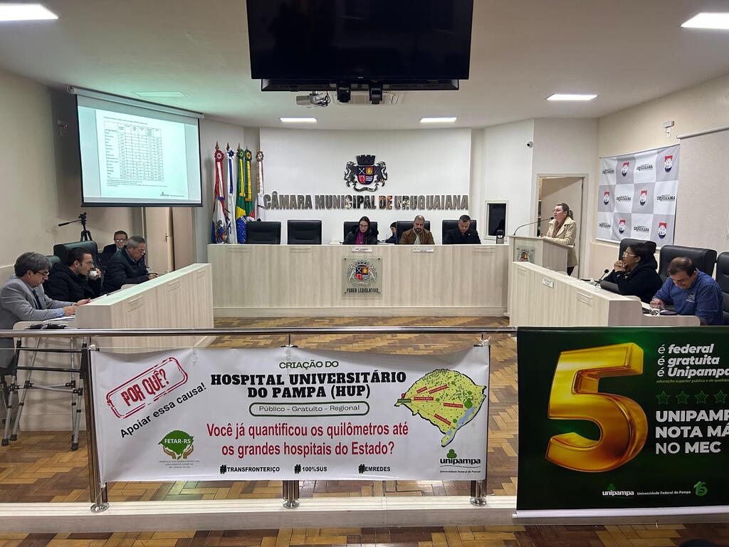 Reunião aberta debate Hospital Universitário do Pampa