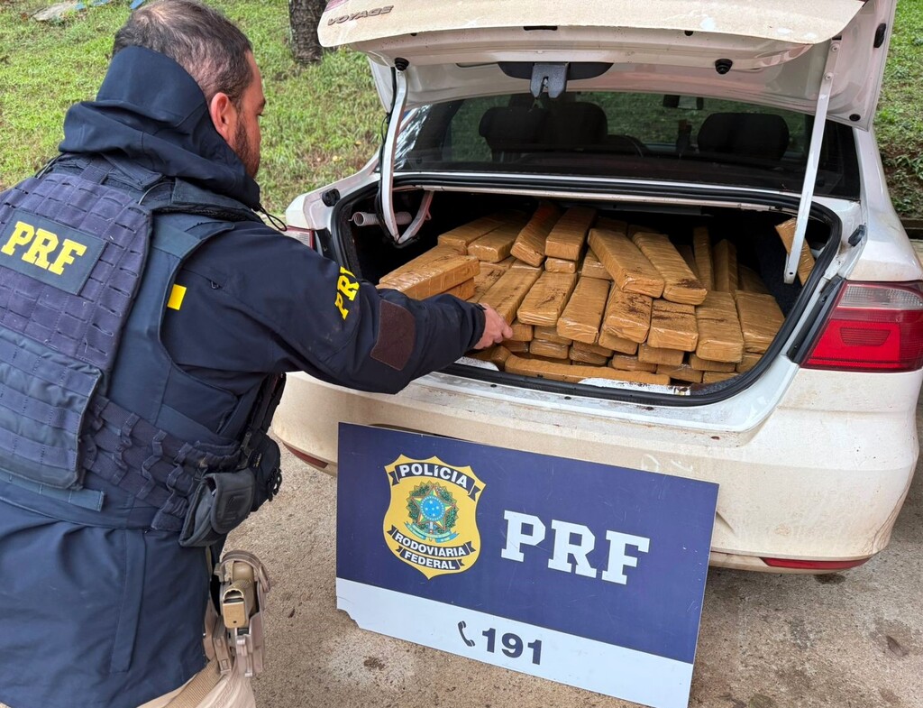 PRF apreende mais de 350 quilos de maconha em duas ocorrências no Oeste
