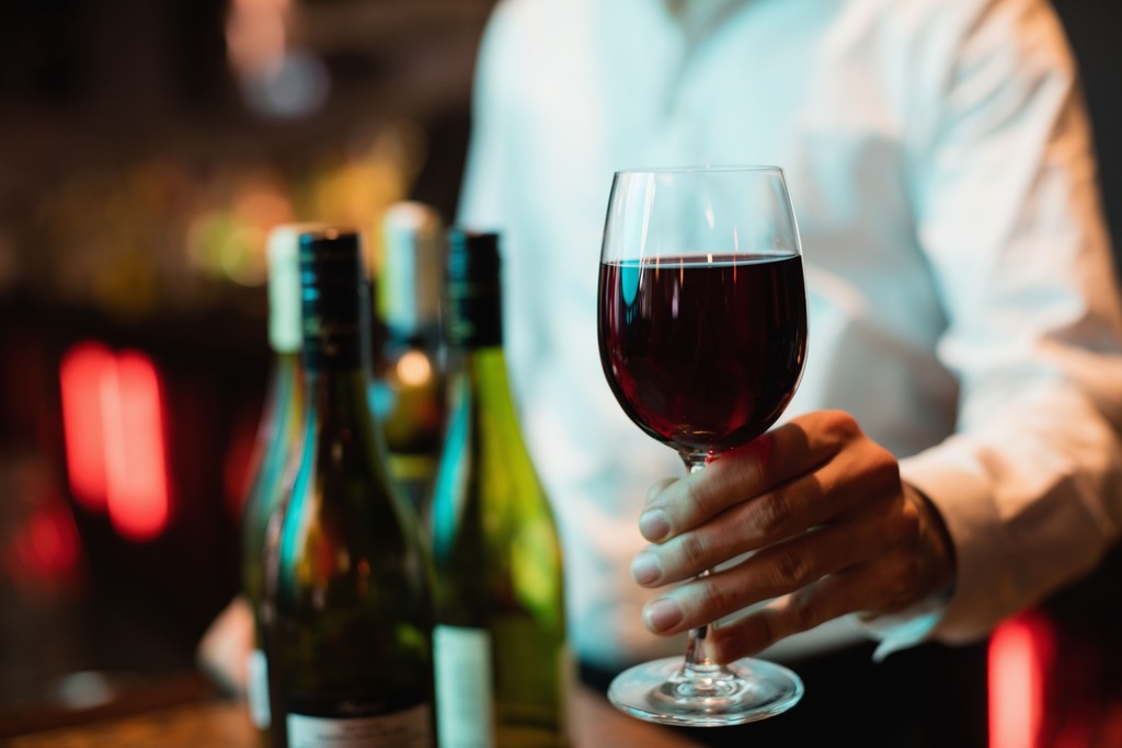 Cordeiro e vinho