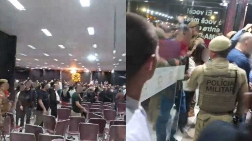 Briga durante culto em Joinville com acusação de traição e arma resulta em investigação policial