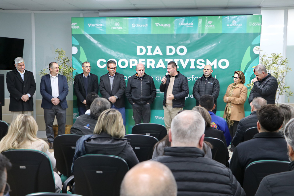 Executivo Municipal de Concórdia  participa de lançamento da programação do Dia do Cooperativismo