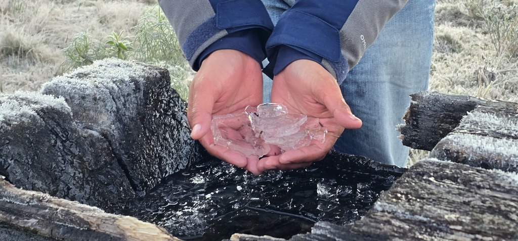 Serra Catarinense registra frio extremo e amanhece coberta por geada