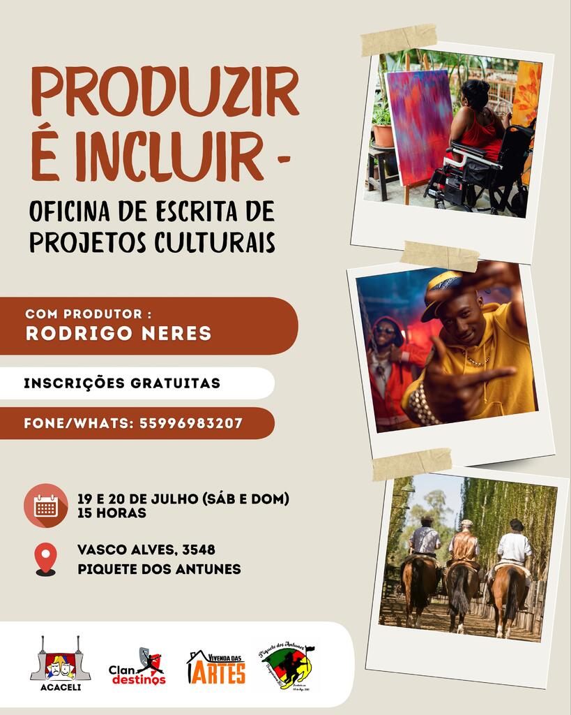 Oficina ensina a transformar ideias em projetos culturais