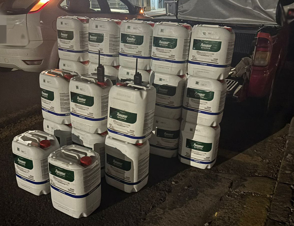 Polícia Militar apreende contrabando de agrotóxico em Guaraciaba