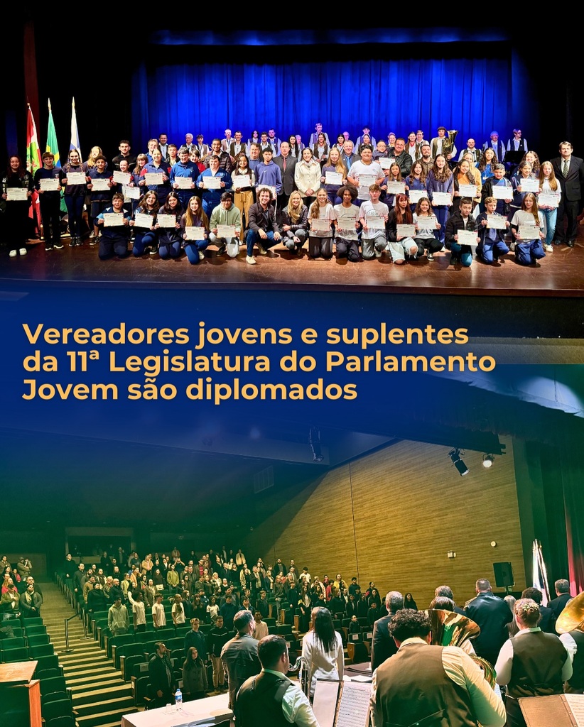 Diplomação da 11ª Legislatura Parlamento Jovem