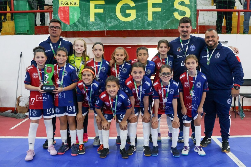 Celemaster é vice-campeã no Gauchão de Futsal Sub-13
