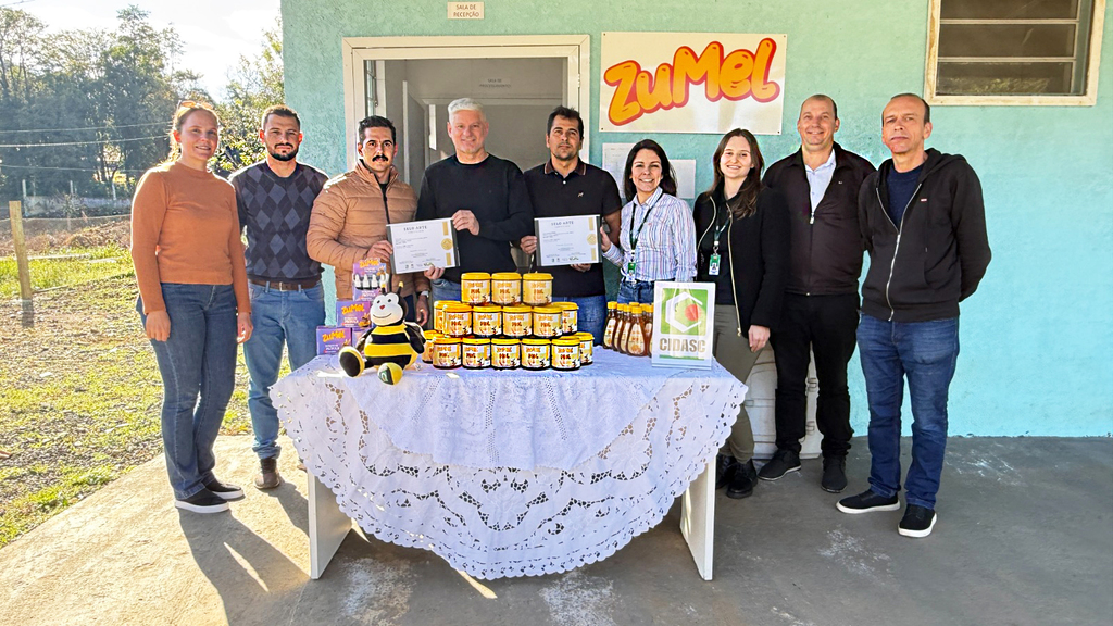 Empresa ZuMel recebe o primeiro Selo Arte de Concórdia