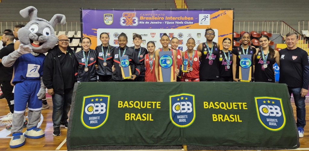 Mampituba/FME Criciúma/SATC conquista 3º lugar no Brasileiro 3x3