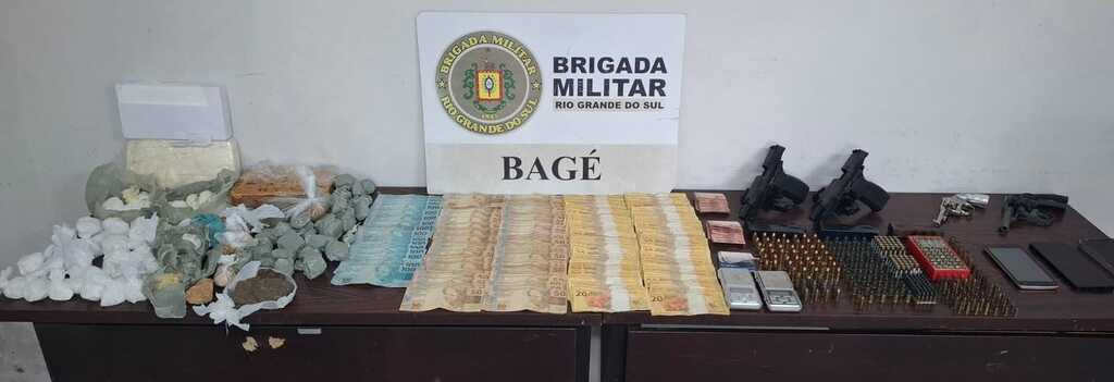 Ação da Brigada apreende mais de cinco quilos de drogas