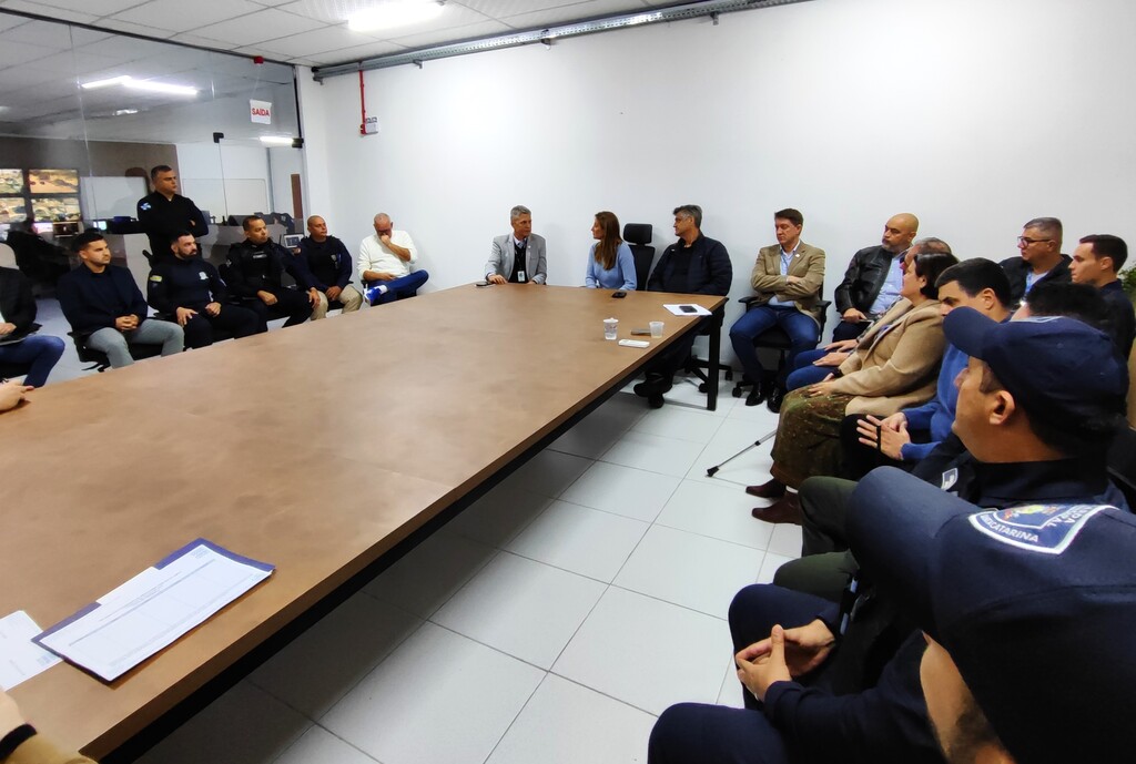 SSP apresenta projeto de reconhecimento facial a secretários da Segurança Pública dos municípios da Amfri