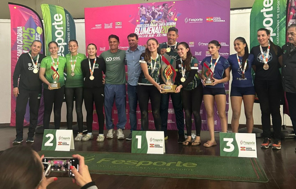 Alunos do COC Lages conquistam medalhas nos Jogos Escolares de Santa Catarina