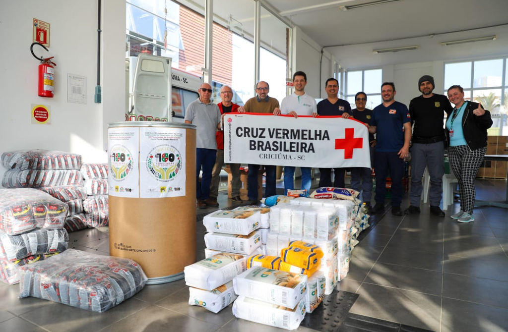Campanha “100 Toneladas de Solidariedade” atinge 80% da meta em Criciúma