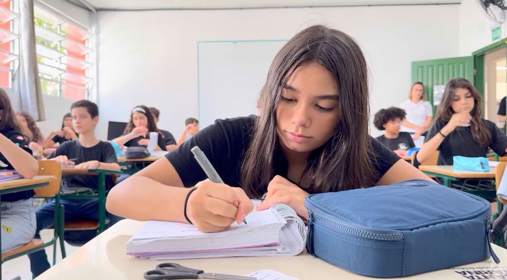 Estudantes de escolas estaduais realizam simulado de avaliação de aprendizagem