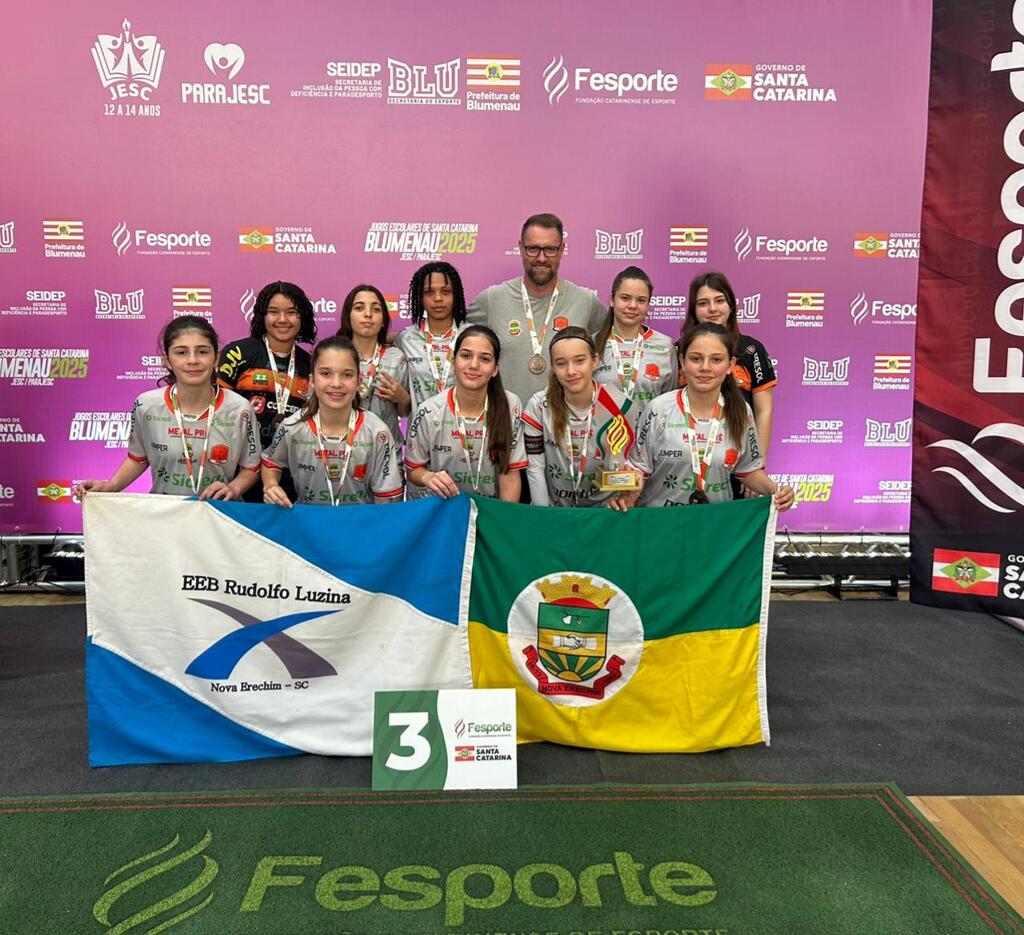 Sinergia/Nova Erechim fica em 3º no JESC
