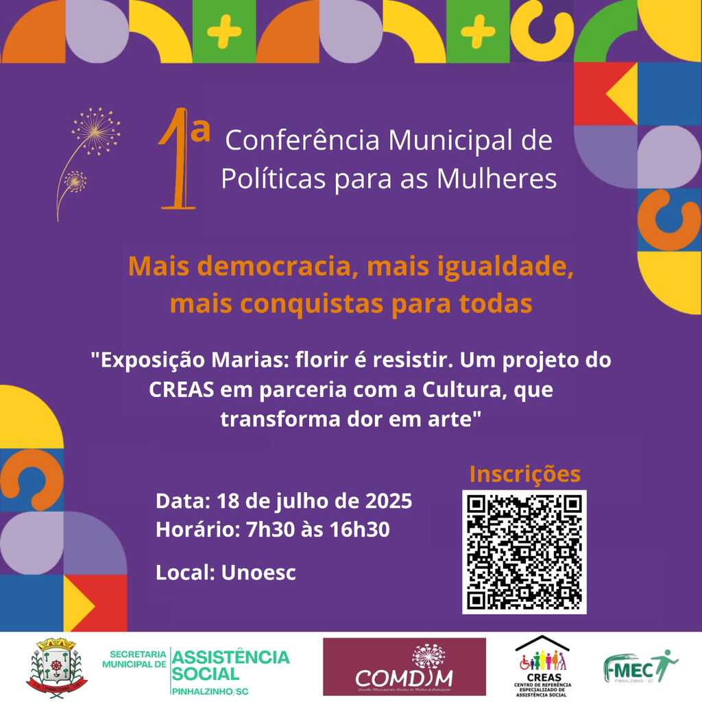 Pinhalzinho promove 1ª Conferência de Políticas para Mulheres