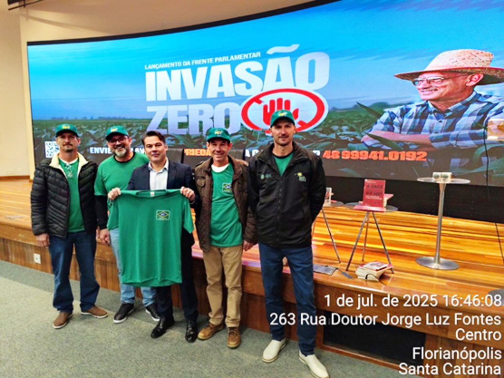 Participação no Lançamento da Frente Parlamentar da Invasão Zero
