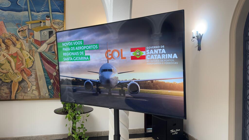 Aeroporto de Correia Pinto terá novos voos para Congonhas com nova rota da Gol