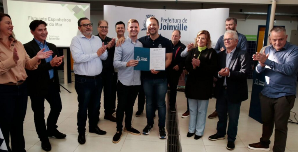 Joinville dá início ao Cais Flutuante e se projeta como polo náutico