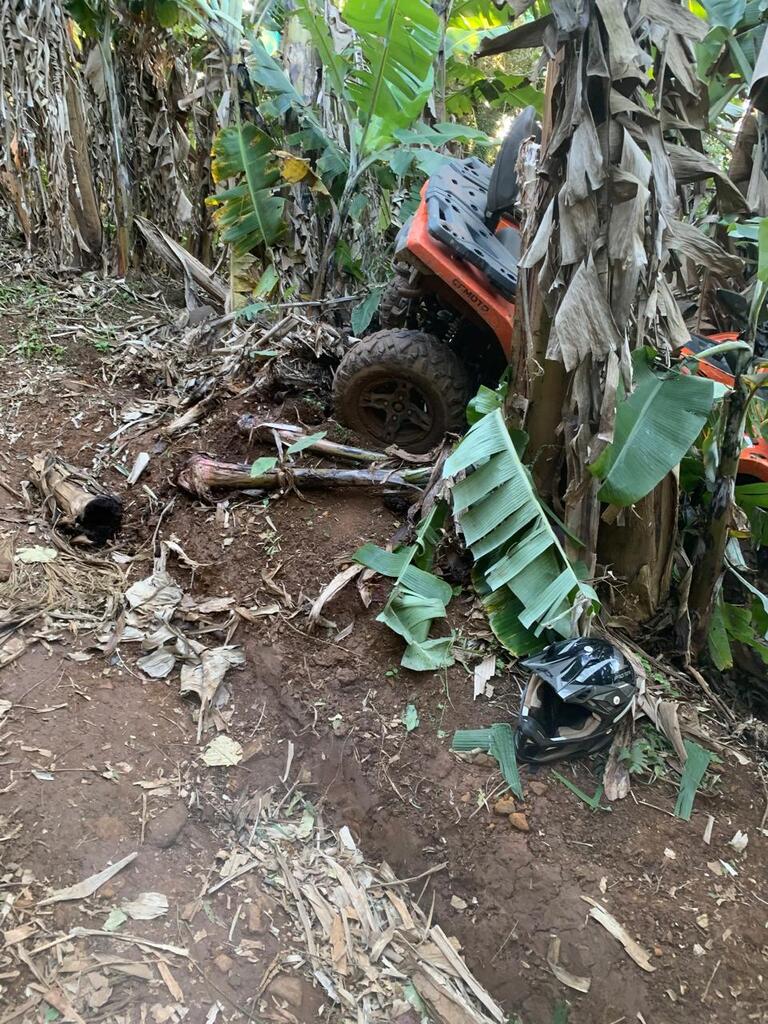 TURISTA SOFRE ACIDENTE COM QUADRICICLO E É RESGATADA DE HELICÓPTERO EM PRAIA GRANDE