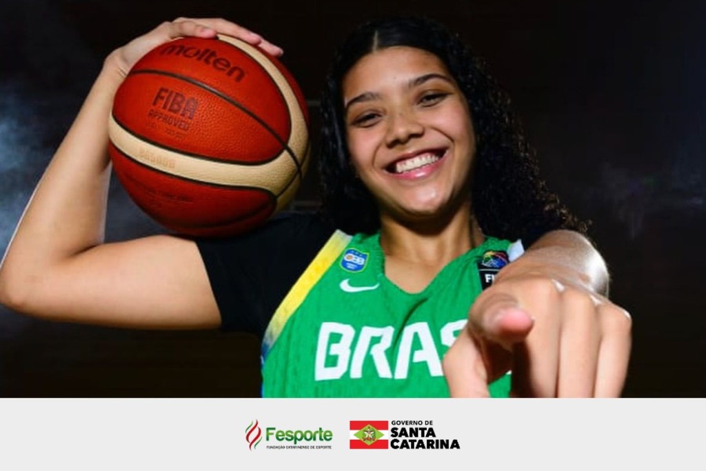 Atleta leva o nome de Santa Catarina ao Mundial Sub-19 de basquete feminino
