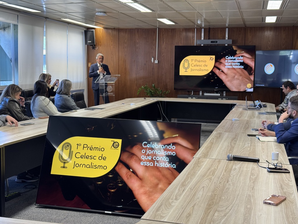 Celesc lança 1º Prêmio de Jornalismo com apoio de entidades do setor em SC
