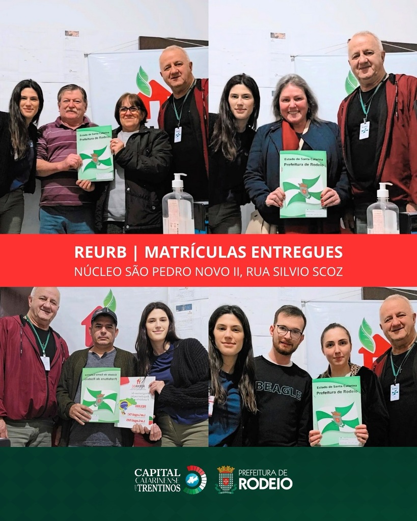 MAIS UM NÚCLEO DE REURB ENTREGUE EM RODEIO!