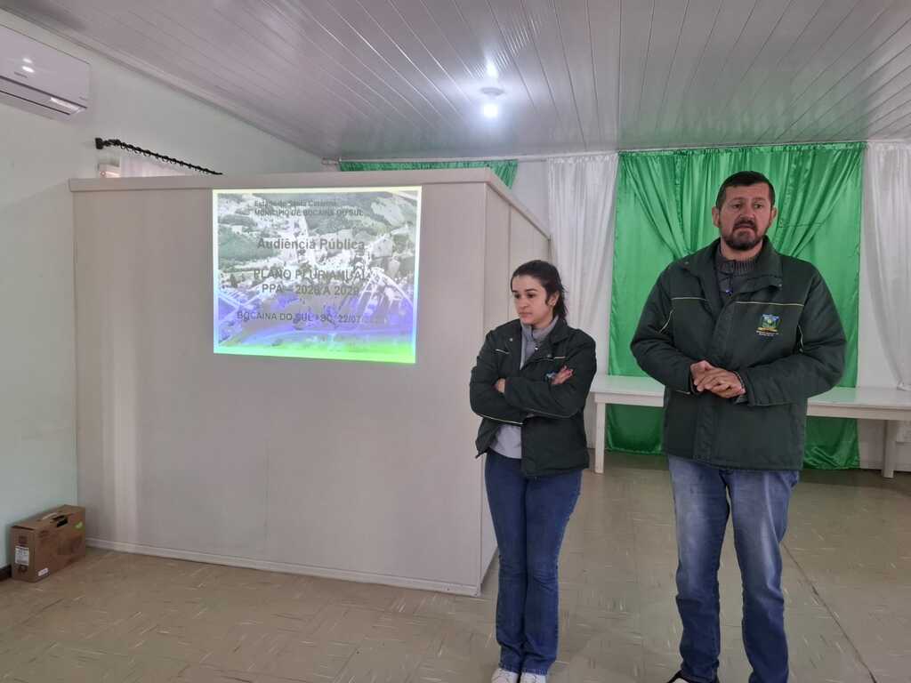 Bocaina do Sul realiza audiência pública para elaboração do PPA 2026–2029