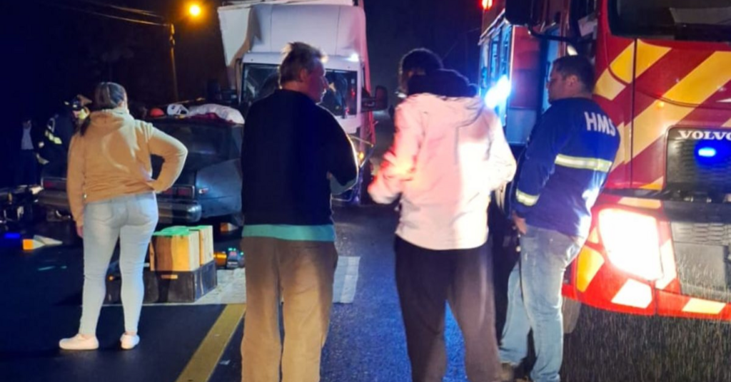 Tragédia na BR-470: três pessoas morrem em grave acidente em Apiúna, no Alto Vale