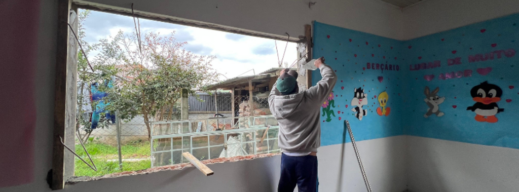 Em obras: iniciada reforma do CEI Pedro Bandeira