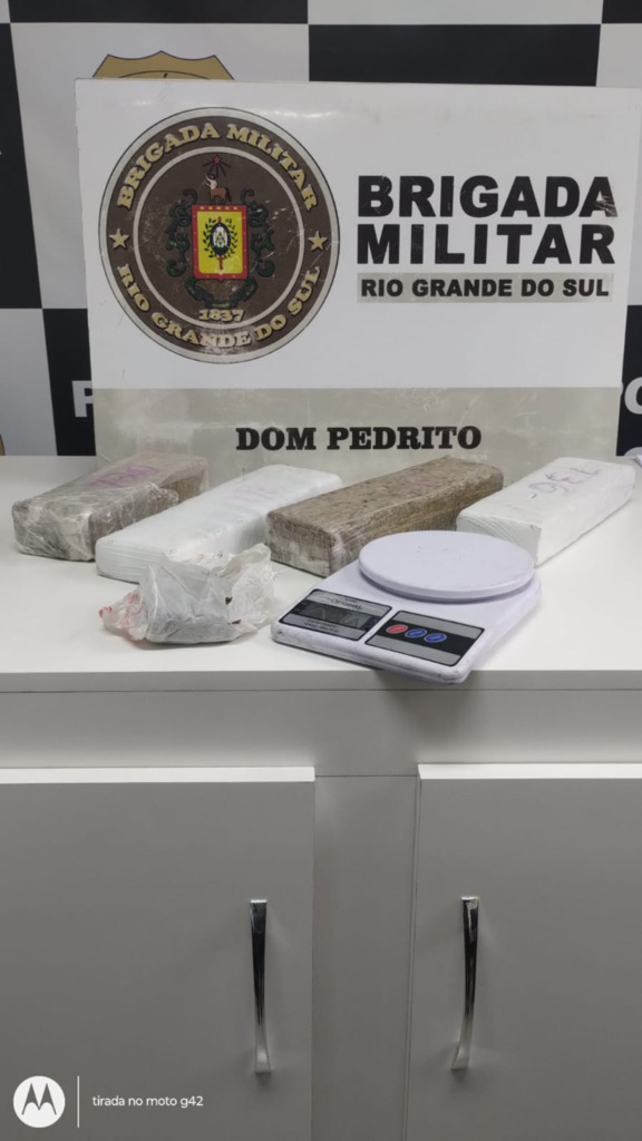 Brigada Militar prende indivíduo por tráfico de drogas