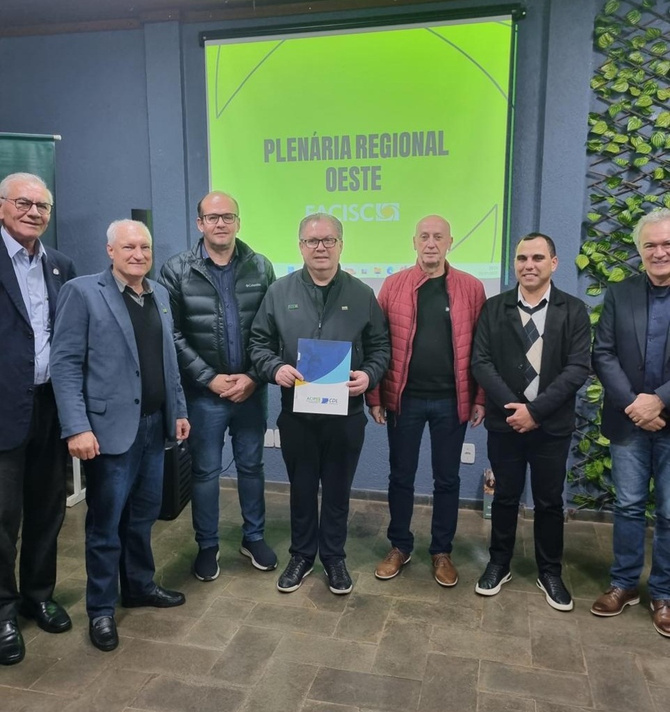 Pinhalzinho participa de Plenária Regional da FACISC em Xaxim